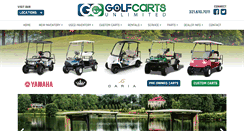 Desktop Screenshot of golfcarts-unlimited.com